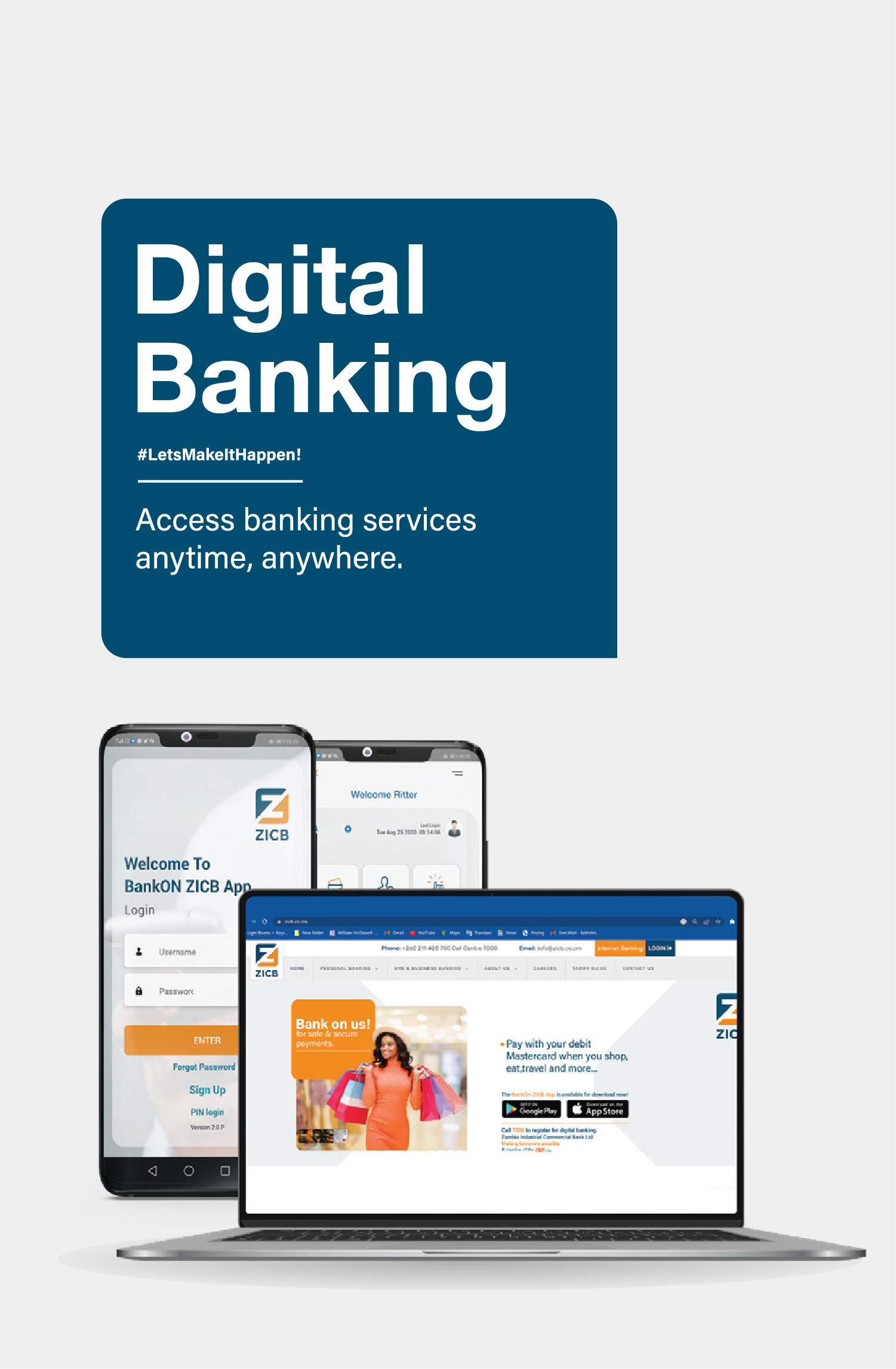 ZICB25 WEBSITE SLIDER MOBILE VERSION Digital Banking
